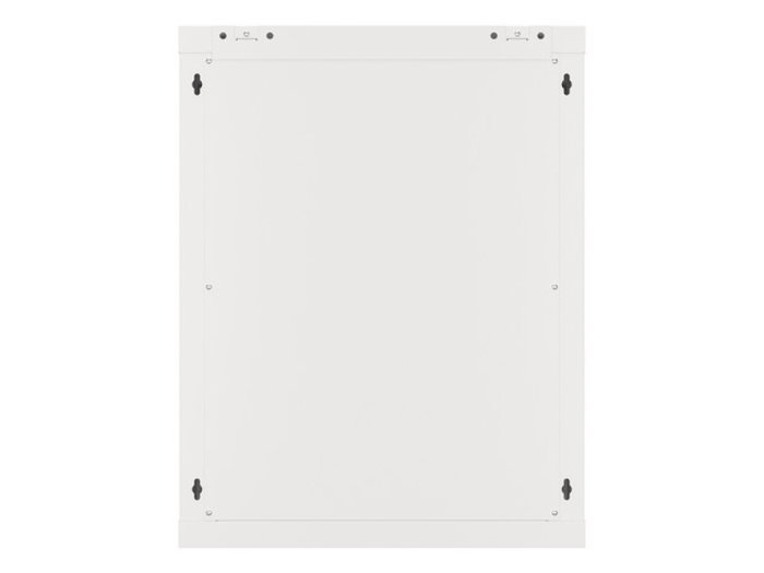 Lanberg - Armario Rack de Pared 19 Pulgadas 6U, 60 kg de Carga, Dimensiones 540x350x370 mm, Color Gris, con Puerta de Cristal y Cerradura para Equipos de Red