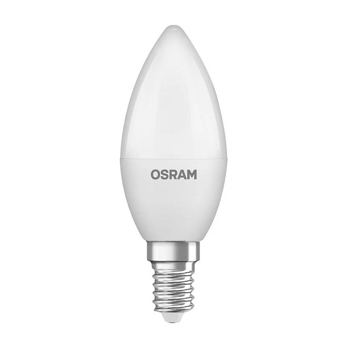 OSRAM Bombilla LED Vela 4,9 W Blanco Cálido (Pack de 3)