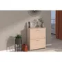 Parisot Zapatero con 2 puertas - Roble - 66,5 x 78,5 x 25,1 - EASYLIFE7901MCHA