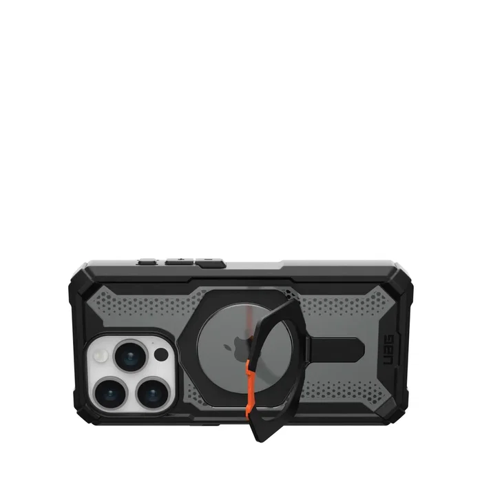 Urban Armor Gear Funda Plasma XTE con MagSafe para Apple iPhone 15 Pro - Negro y Naranja