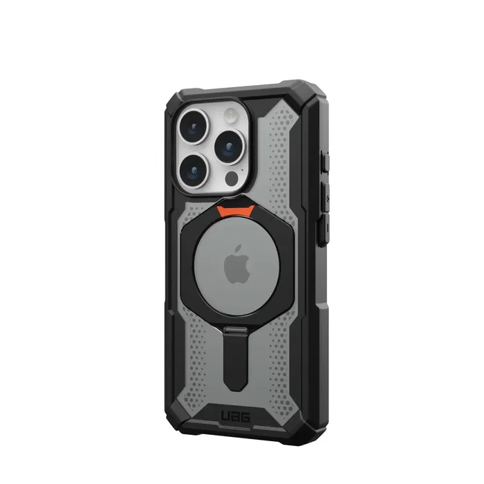 Urban Armor Gear Funda Plasma XTE con MagSafe para Apple iPhone 15 Pro - Negro y Naranja