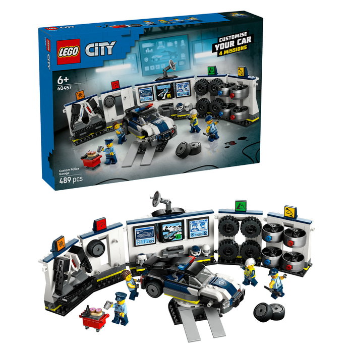 LEGO City Taller de Modificación de Coches de Policía