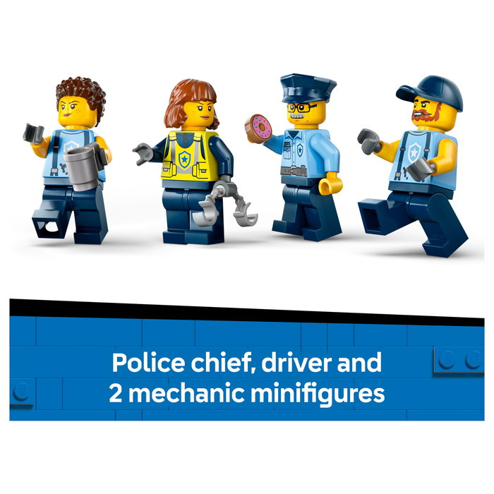 LEGO City Taller de Modificación de Coches de Policía
