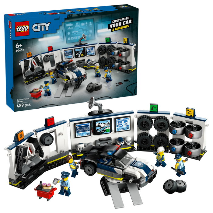 LEGO City Taller de Modificación de Coches de Policía