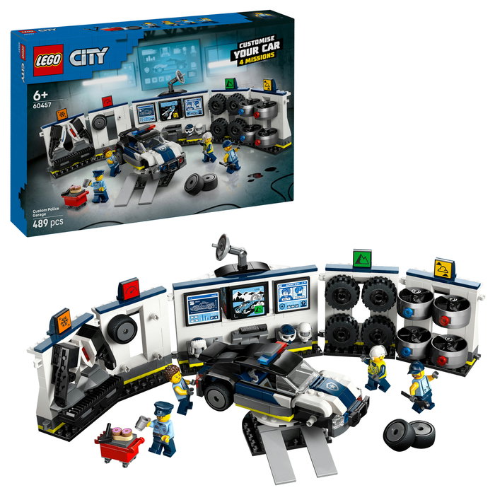 LEGO City Taller de Modificación de Coches de Policía