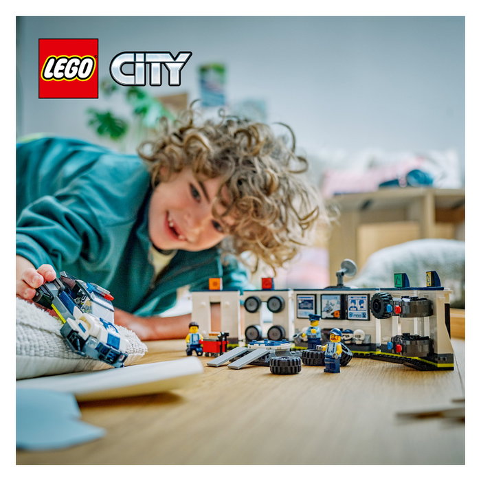 LEGO City Taller de Modificación de Coches de Policía