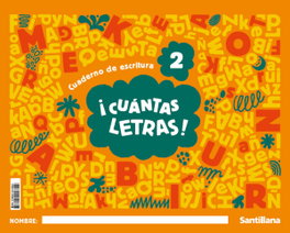 SANTILLANA, NIVEL 2 CUANTAS LETRAS CAST ED25 - (25).CUANTAS LETRAS 3 AÑOS NIVEL 2 (MIS LETRAS)