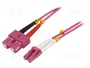 LOGILINK Cable de conexión de fibra óptica OM4 LC/UPC-SC/UPC 1m Duplex