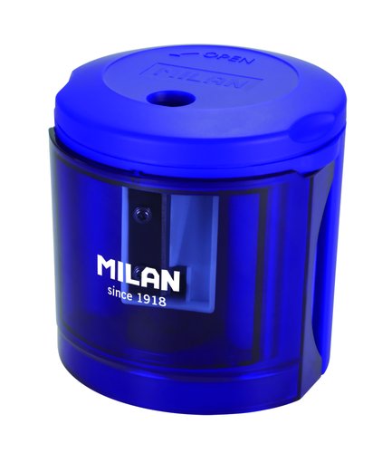 Milan Power Sharp Sacapuntas Eléctrico Azul con Pilas