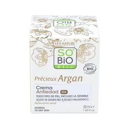SO'BIO ETIC Crema De Dia Antiedad Hialuronico-Argan 50Ml Bio ECOCERT