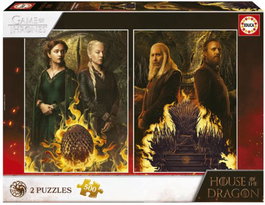 EDUCA BORRAS Puzzle 2x500 Piezas Casa del Dragón