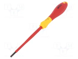 WIHA Destornillador plano aislado 3,5x0,6mm 100mm