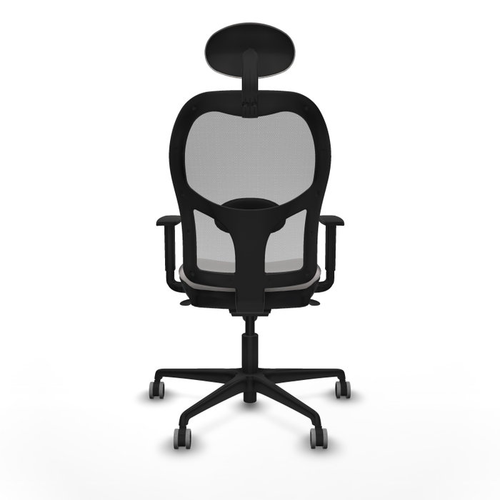 PIQUERAS Y CRESPO Silla de oficina Jorquera, mecanismo Sincro, Blanco y Gris PIQUERAS Y CRESPO Silla de oficina Jorquera, mecanismo Sincro, Blanco y Gris