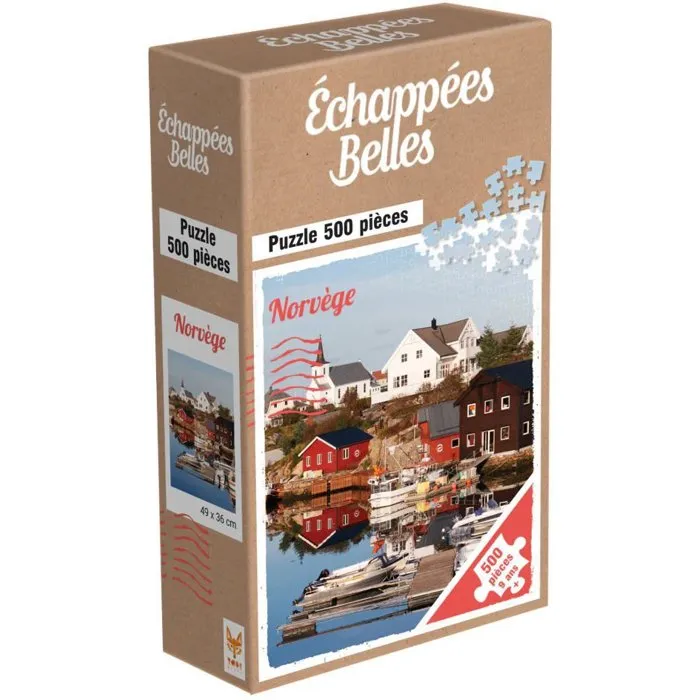 Topi Games Rompecabezas Hermosas escapadas de Noruega - 500 piezas - Mayores de 7 años Topi Games Rompecabezas Hermosas escapadas de Noruega - 500 piezas - Mayores de 7 años