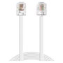 Sandberg Cable telefónico RJ11 a RJ11 de 5 metros - Blanco