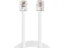 Sandberg Cable telefónico RJ11 a RJ11 de 5 metros - Blanco