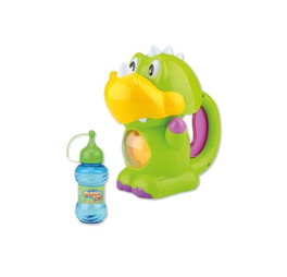 JugaToys Máquina lanzador de pompas Perro o Dinosaurio con botella de 118 ml