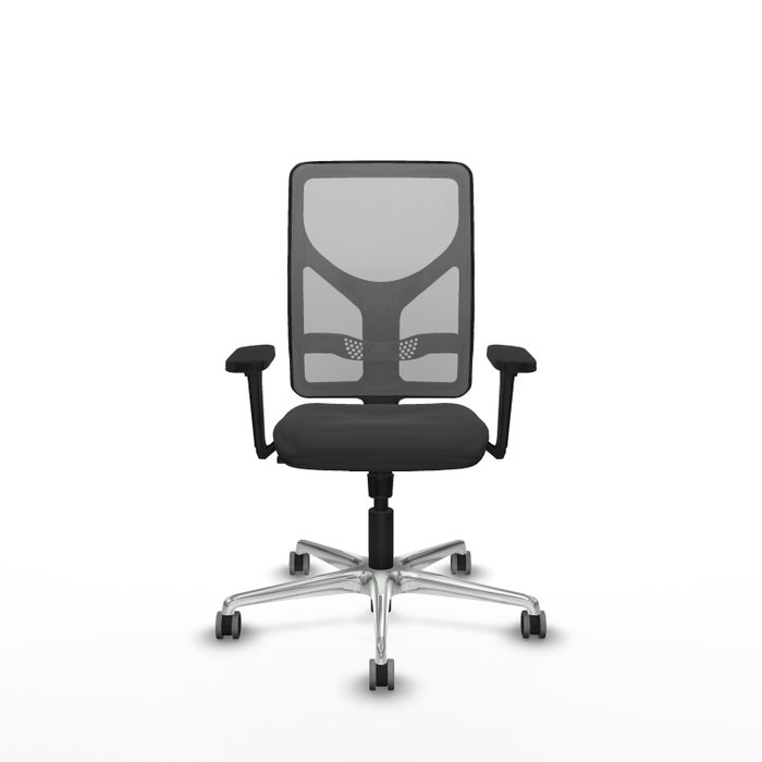 PIQUERAS Y CRESPO Silla de oficina Motilla con Mecanismo Sincro, Gris