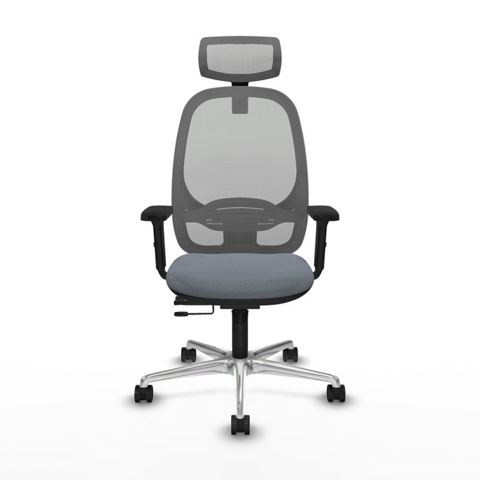 PIQUERAS Y CRESPO Silla de oficina Cilanco Gris con Mecanismo Sincro/Traslack