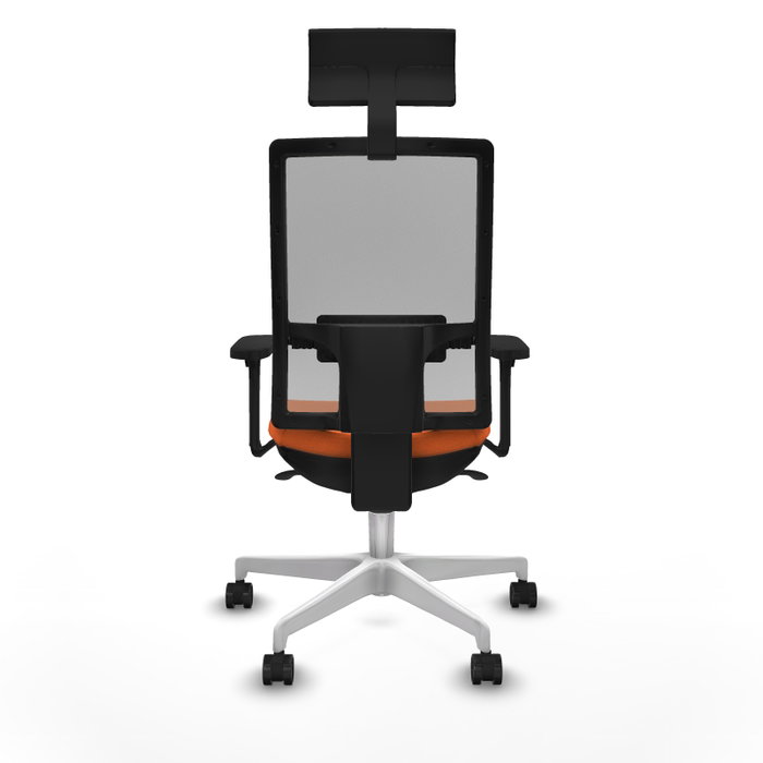PIQUERAS Y CRESPO Silla de oficina Horna Naranja y Gris PIQUERAS Y CRESPO Silla de oficina Horna Naranja y Gris