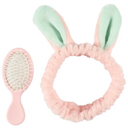 The Concept Factory Diadema Y Cepillo Pelo Kawaii Colección Poliéster