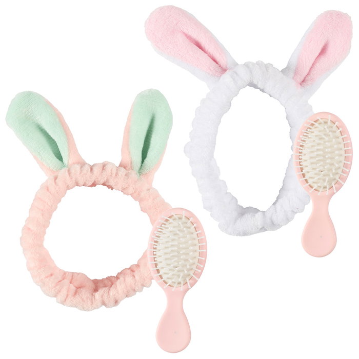 The Concept Factory Diadema Y Cepillo Pelo Kawaii Colección Poliéster