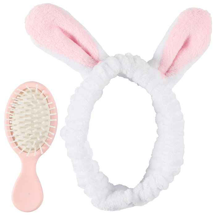 The Concept Factory Diadema Y Cepillo Pelo Kawaii Colección Poliéster