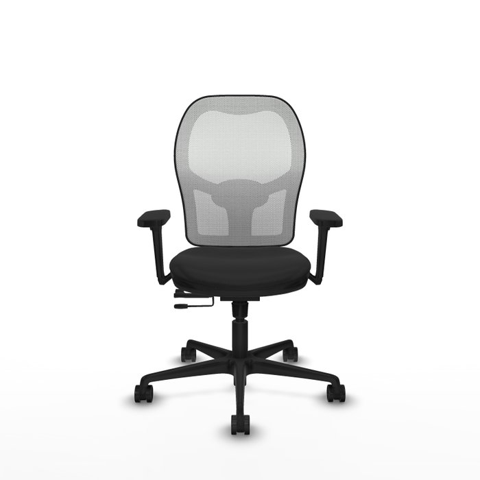 PIQUERAS Y CRESPO Silla de oficina Jorquera con mecanismo Sincro/Traslack, Negro y Blanco PIQUERAS Y CRESPO Silla de oficina Jorquera con mecanismo Sincro/Traslack, Negro y Blanco