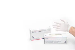 Covetrus Guantes de Nitrilo Sin Polvo Aloe Vera Rosa Talla L 100 Unidades