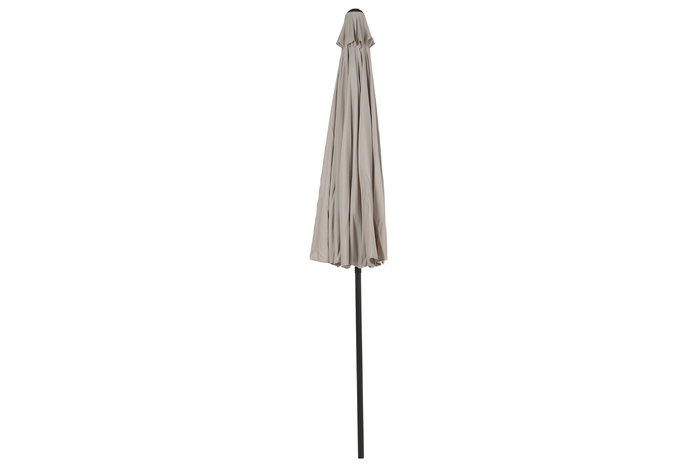 DKD Home Decor Parasol de Terraza y Jardín Arena/Negro 280x280x250 cm UV 50+ Reclinable