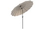 DKD Home Decor Parasol de Terraza y Jardín Arena/Negro 280x280x250 cm UV 50+ Reclinable