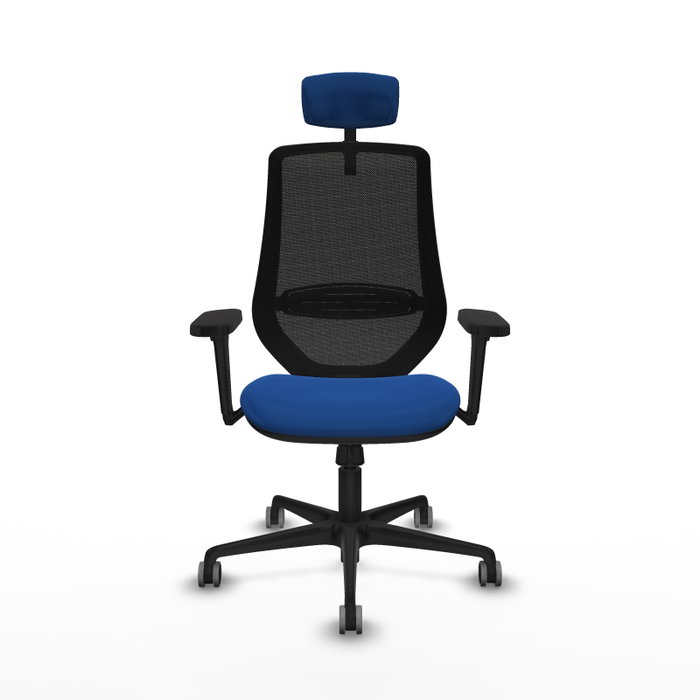 PIQUERAS Y CRESPO Silla de oficina Mardos con mecanismo Sincro, Azul y Negro PIQUERAS Y CRESPO Silla de oficina Mardos con mecanismo Sincro, Azul y Negro