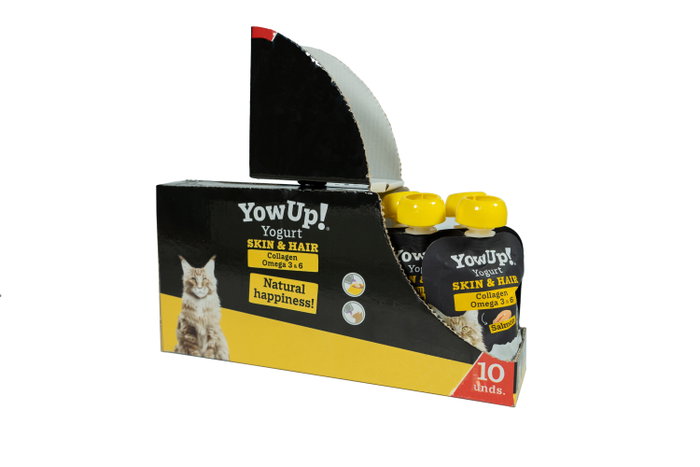YowUp Yogur Skin & Hair Salmón para Gatos Caja de 10x85g YowUp Yogur Skin & Hair Salmón para Gatos Caja de 10x85g