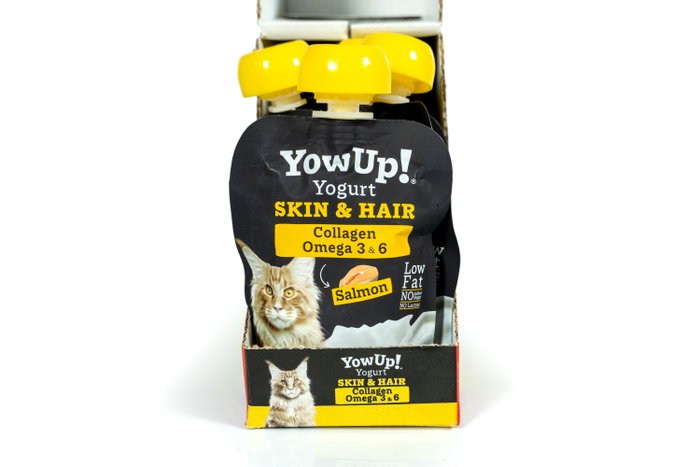 YowUp Yogur Skin & Hair Salmón para Gatos Caja de 10x85g YowUp Yogur Skin & Hair Salmón para Gatos Caja de 10x85g