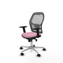 PIQUERAS Y CRESPO Silla de oficina Jorquera Rosa y Gris