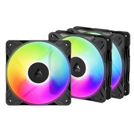 ARCTIC P12 Pro Reverse A-RGB Pack de 3 Unidades de 12 cm