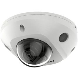 Hikvision Cámara IP Minidomo AcuSense 6MP 2.8mm IR30m WDR H.265+ IK08 IP67 PoE Audio/Alarma