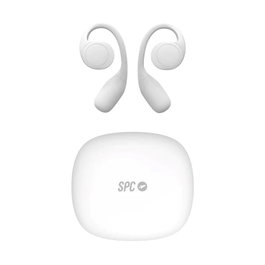 SPC Ether 2 Sense Auriculares Inalámbricos Bluetooth 5.3 Open-Ear, Control Táctil, Tecnología ENC, 30H Autonomía, Color Blanco