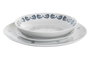 DKD Home Decor Vajilla Stella Maris de 18 Piezas en Porcelana Azul y Blanco