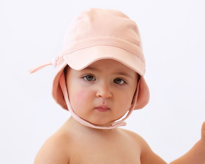 KioKids Gorro de Bebé Protección UPF 50+ Rosa 24 Meses