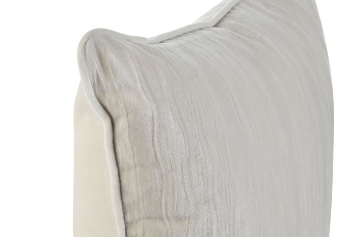 DKD Home Decor Cojín de Poliester Crudo 45x45 cm