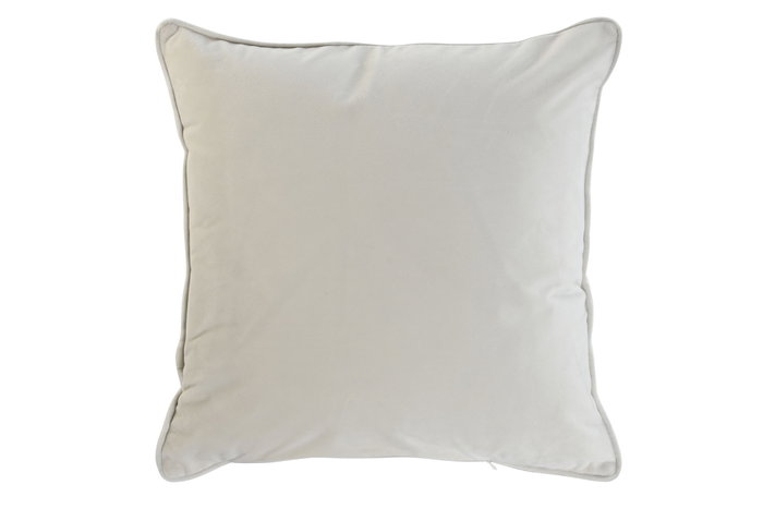 DKD Home Decor Cojín de Poliester Crudo 45x45 cm