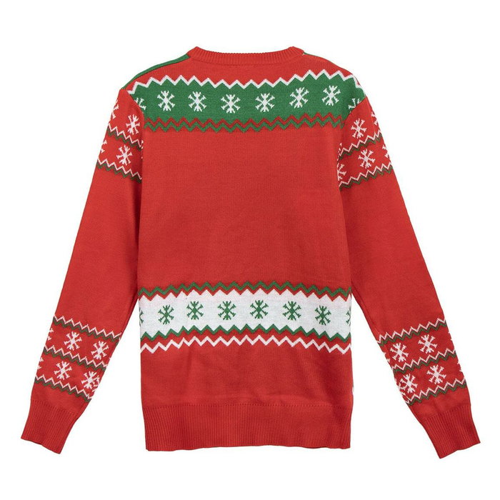 Cerdá Jersey Punto Navideño Mickey XS Rojo