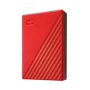 Western Digital Disco Duro Externo My Passport WDBR9S0060BRD-WESN 6 TB 2.5" Rojo USB 3.2 Gen 1
