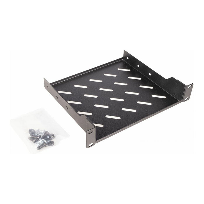 EQUIP EZFS-10-1-20-B Cajón metálico para rack Fachboden fest, 10" 1U 20cm, Color Negro