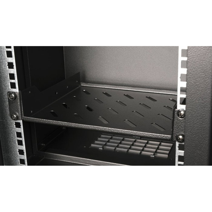EQUIP EZFS-10-1-20-B Cajón metálico para rack Fachboden fest, 10" 1U 20cm, Color Negro