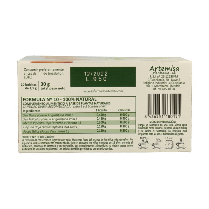 Plantsalud Infusión Obex Adelgazante Obelax con 20 bolsitas infusoras