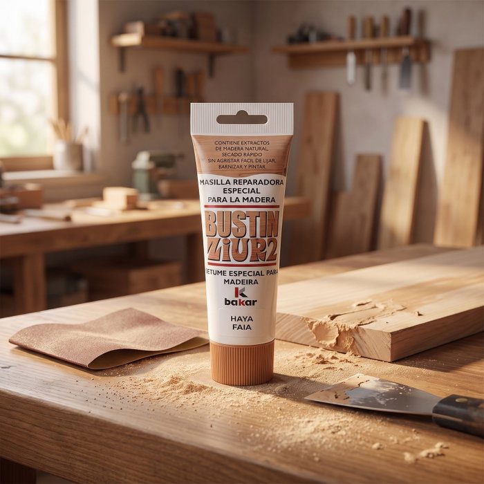 BAKAR Masilla reparadora madera pino 120g