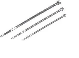 GR-Kabel PV-938 Abrazadera de Poliamida para Cable de 160mm x 2,5mm - Paquete de 100 Unidades