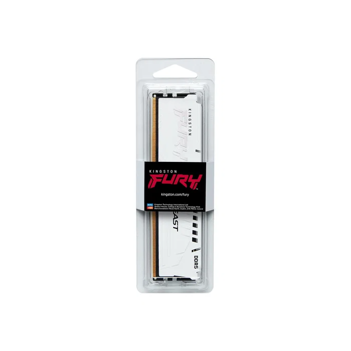 Kingston FURY Beast 16 GB DDR5 6000 MT/s CL36 Blanco EXPO Kingston FURY Beast 16 GB DDR5 6000 MT/s CL36 Blanco EXPO
